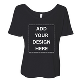 Custom Slouchy Tee - Black