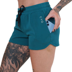 Luxe Shorts | Deep Teal