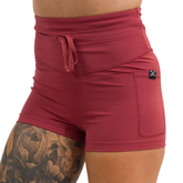 Omni Shorts | Garnet Red