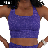 Longline Bra | Purple Zenergy