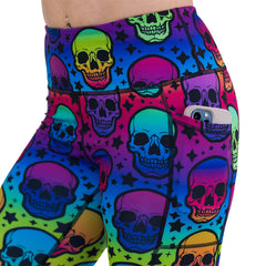 Psychedelic Skulls Leggings