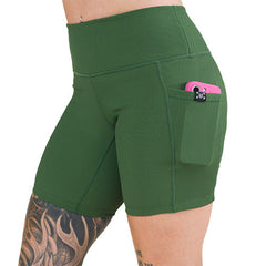 Shorts | Ribbed | Hunter Green