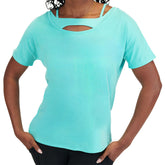 Slouchy Tee | Turquoise