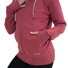 Zip Up | Faded Rose