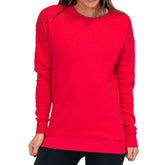 Red Basic Crew Neck