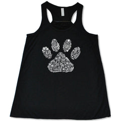 Paw Floral Design Shirt