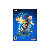 Naruto game cover with character on a blue background