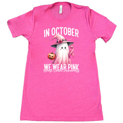 In October We Wear Pink Shirt Unisex