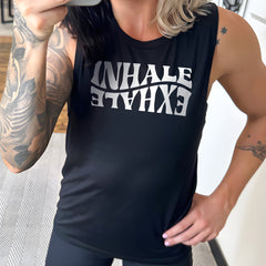 Inhale Exhale Muscle Tank