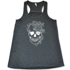 Monstera Plant Skull Shirt