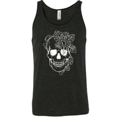 Monstera Plant Skull Shirt Unisex