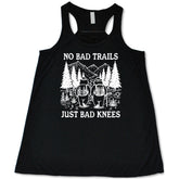 No Bad Trails Just Bad Knees Shirt