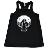 Owl Night Sky Mountain Shirt