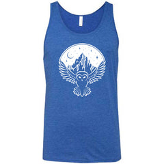 Owl Night Sky Mountain Shirt Unisex