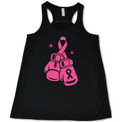Pink Ribbon Boxing Gloves Shirt