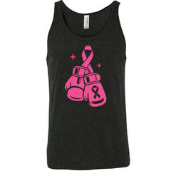 Pink Ribbon Boxing Gloves Shirt Unisex