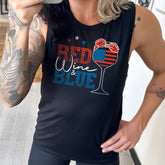 Red Wine & Blue Muscle Tank