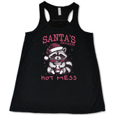 Santa's Favorite Hot Mess Raccoon Shirt