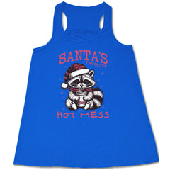 Santa's Favorite Hot Mess Raccoon Shirt
