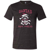 Santa's Favorite Hot Mess Raccoon Shirt Unisex