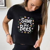 Save The Bees Cropped Tee