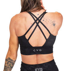 Longline Bra | Shadow Skulls
