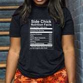 Side Chick Nutrition Facts Shirt Unisex