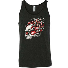 Skull With Burning Eyes Shirt Unisex