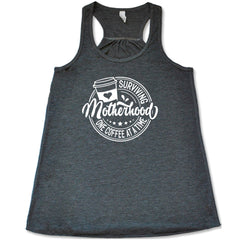 Surviving Motherhood One Coffee at a Time Shirt