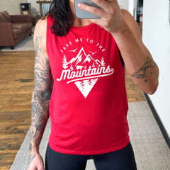 Take Me To The Mountains Muscle Tank