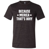 Because Merica That's Why Shirt Unisex