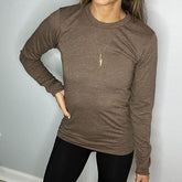 Basic Long Sleeve Tee | Heather Brown