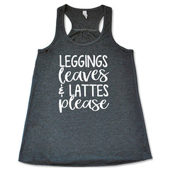 Leggings Leaves & Lattes Please Shirt