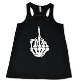Skeleton Middle Finger Shirt