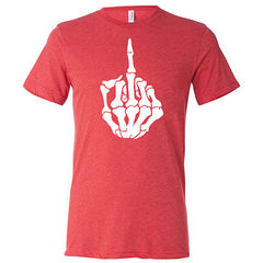 Skeleton Middle Finger Shirt Unisex
