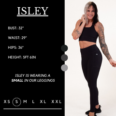 Ribbed Leggings | Black