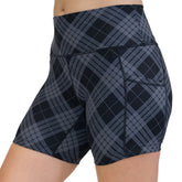 Shorts | Monochrome Plaid
