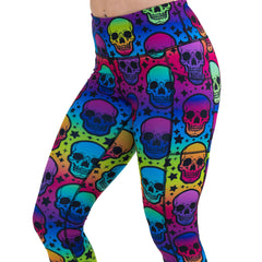 Psychedelic Skulls Leggings