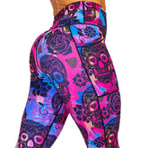 Rose Skull Leggings