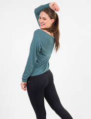 Long Sleeve Slouchy Tee | Sage Green