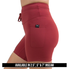 Omni Shorts | Garnet Red