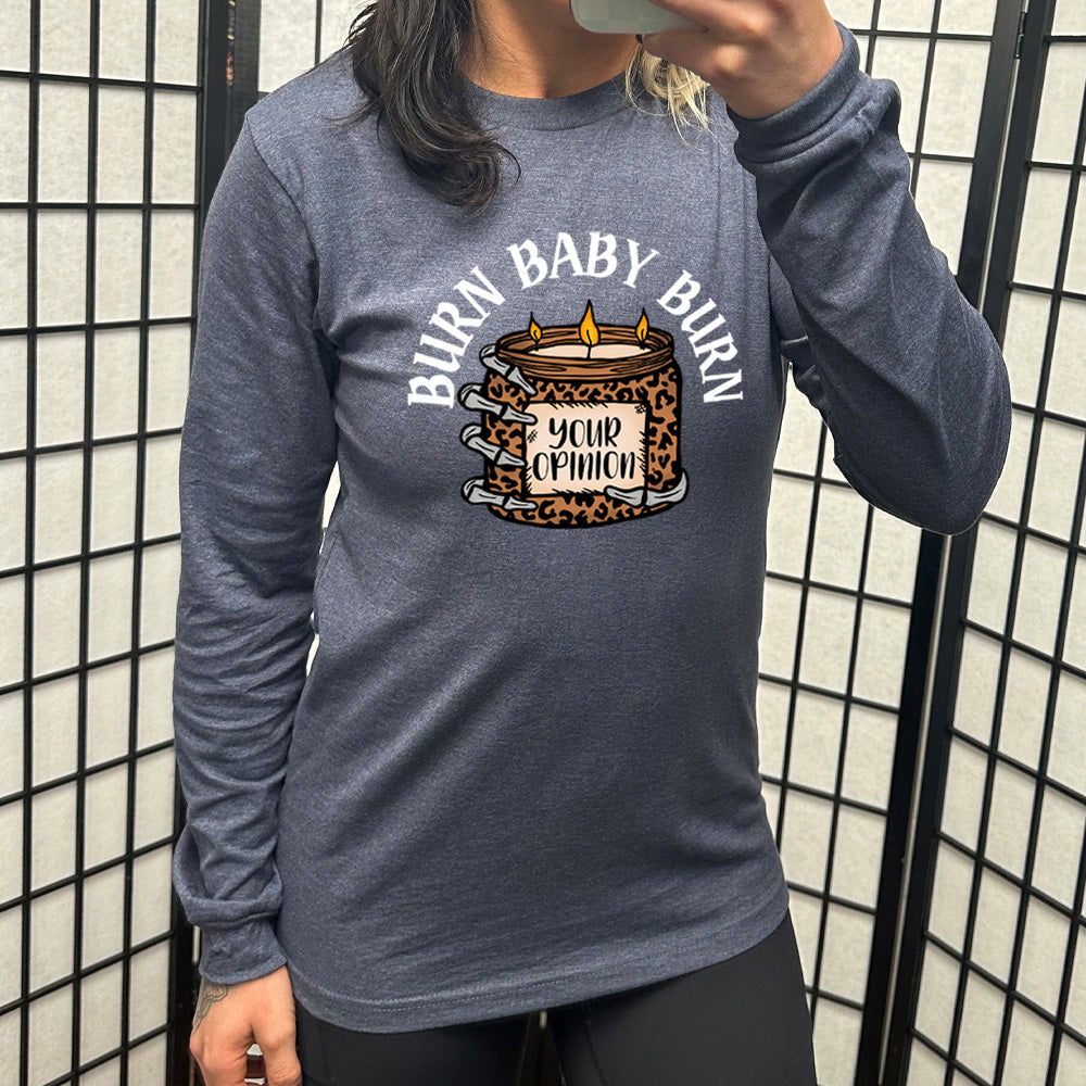 Long Sleeve Tee | Burn Baby Burn