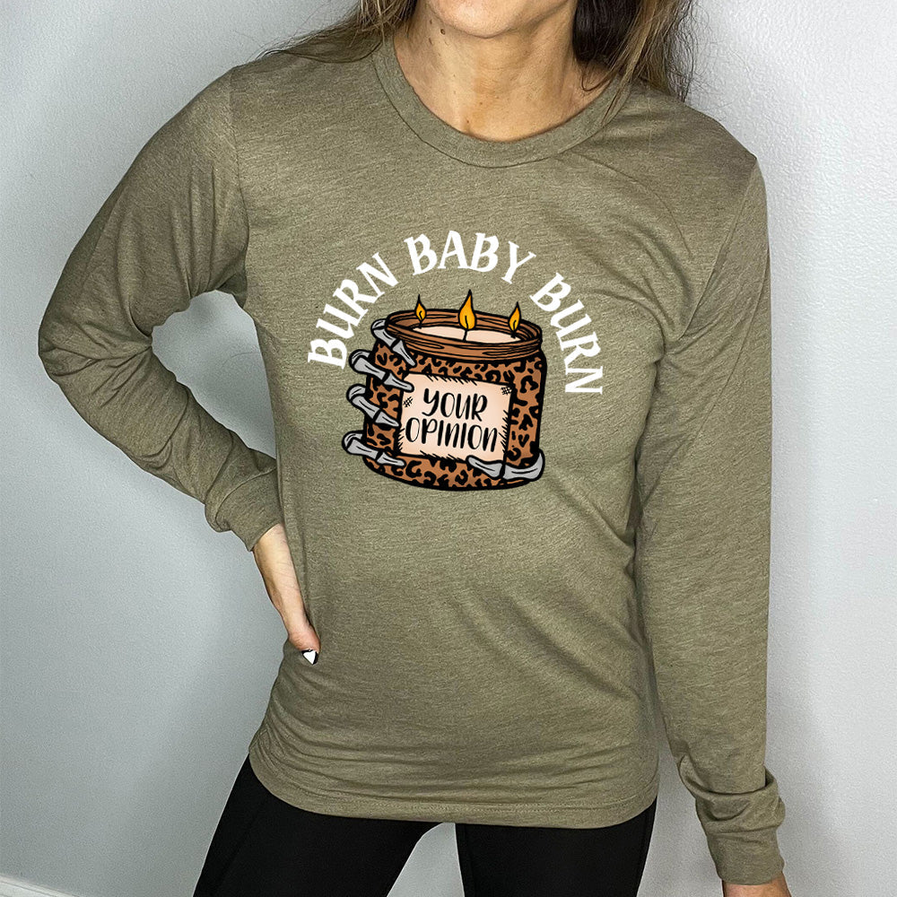 Long Sleeve Tee | Burn Baby Burn