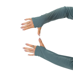 Long Sleeve Slouchy Tee | Sage Green