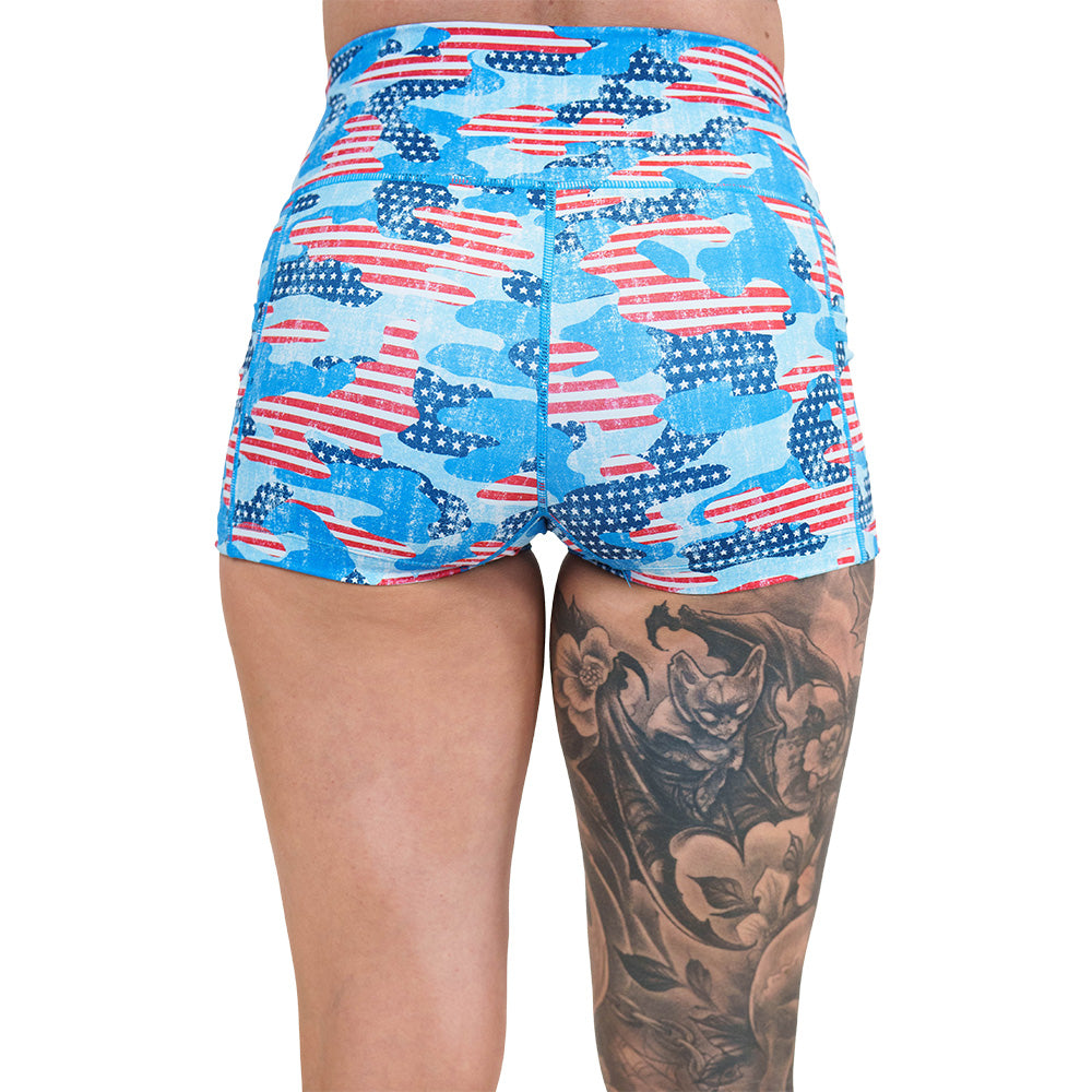 Shorts | Camo Flag