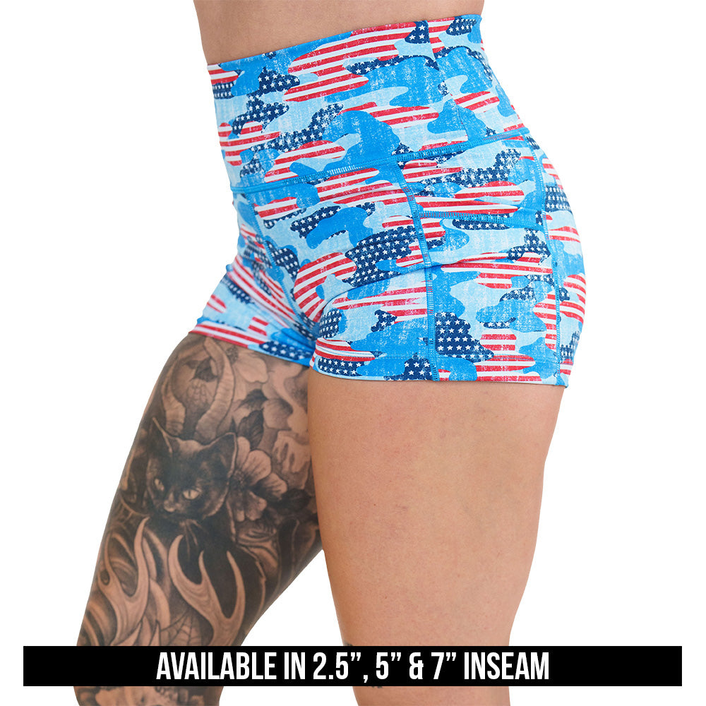 Shorts | Camo Flag