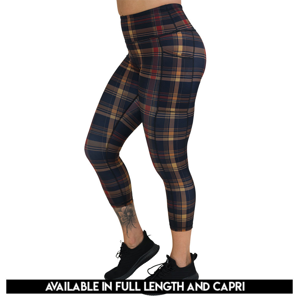 Campfire Plaid Leggings