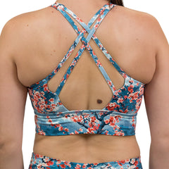 Longline Bra | Cherry Blossoms