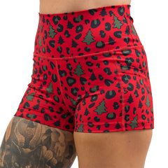 Shorts | Christmas Leopard