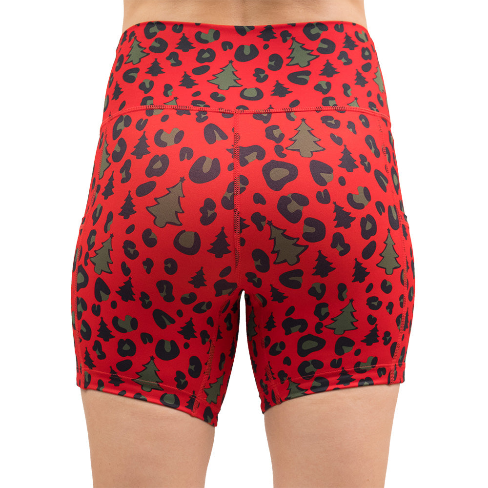 Shorts | Christmas Leopard